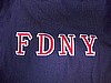 FDNY Block Back Embroidery